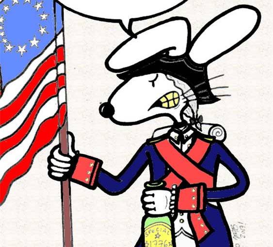 American Revolution – The Psycho Bunny Sketch of The Week 7/4/2017
